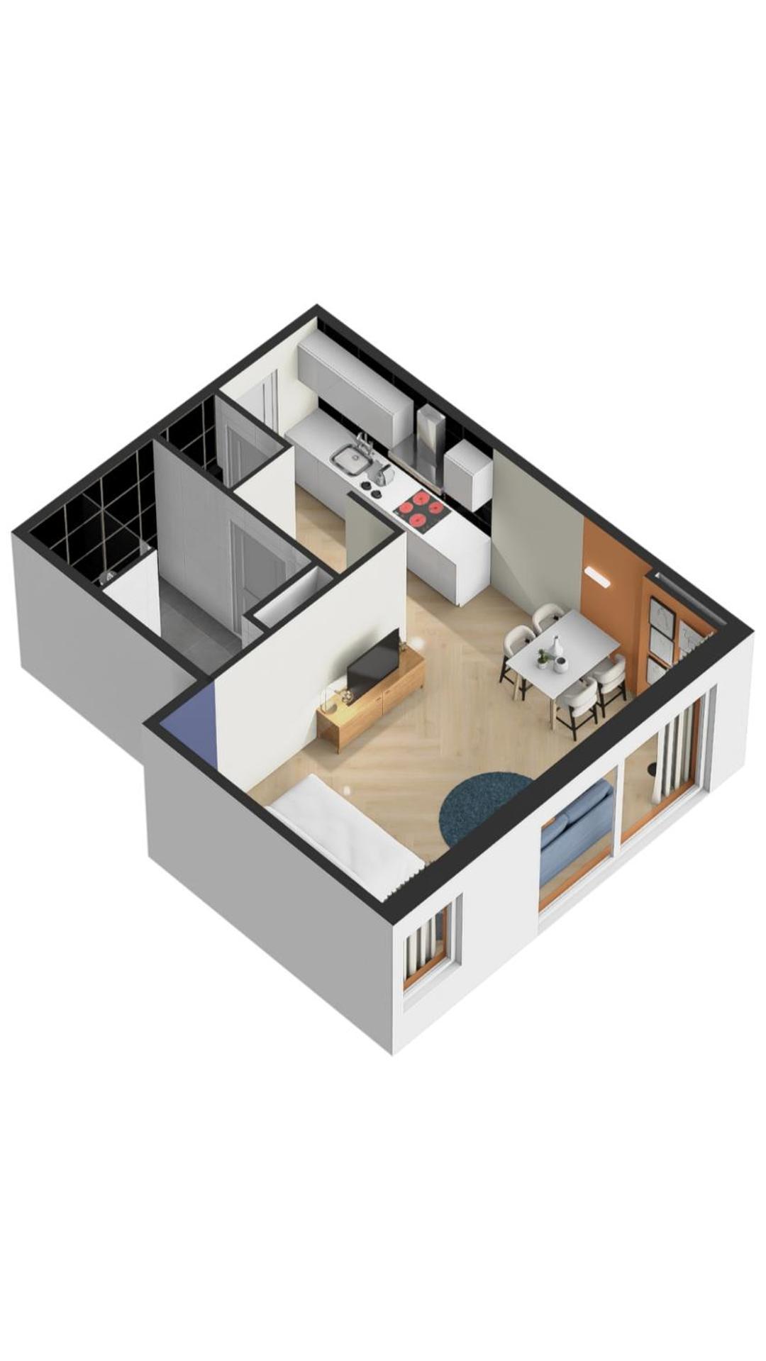Studio XL (für 4 Personen)